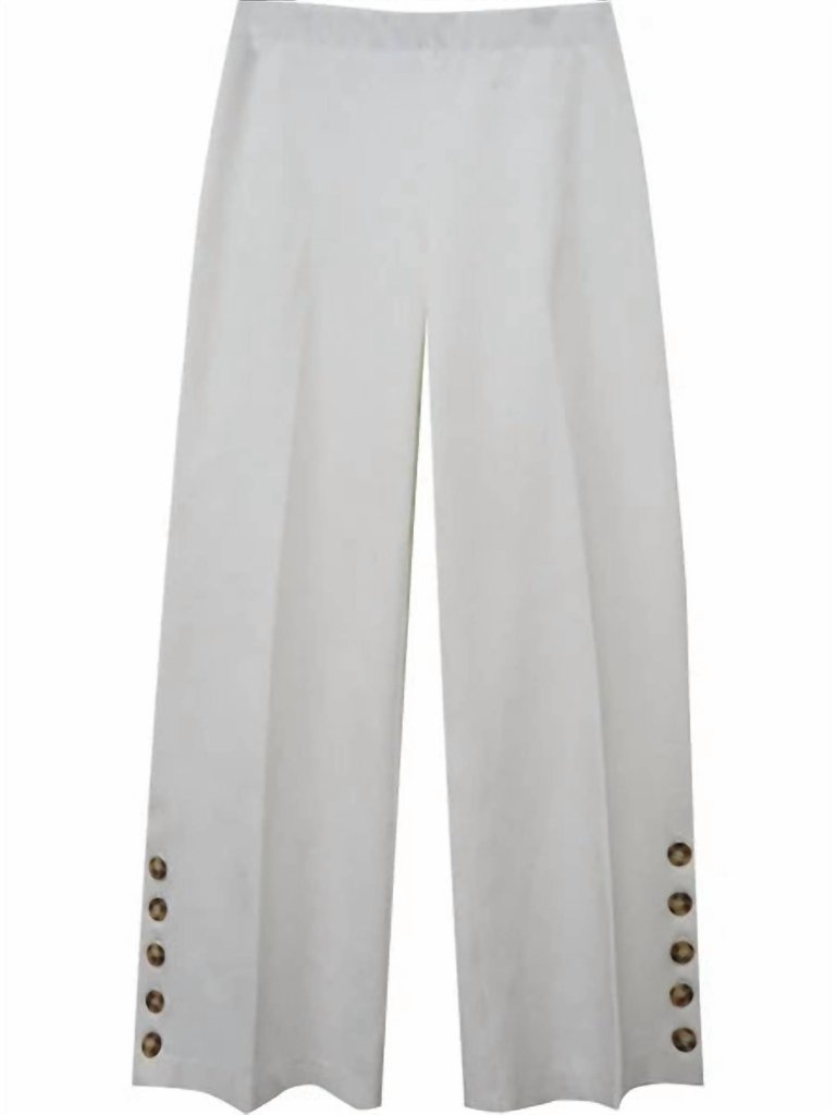 Melanie Cropped Pants In Off White