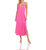 Midi Racerback Dress In Pink - Pink