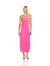 Midi Racerback Dress In Pink