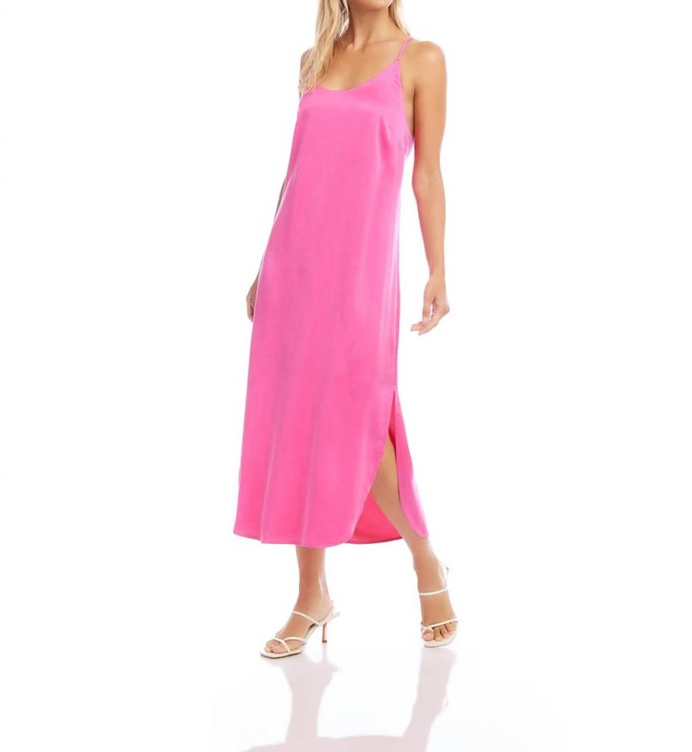 Midi Racerback Dress In Pink