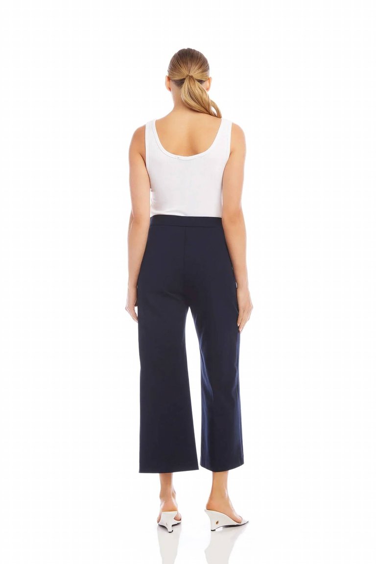 Neptune Cropped Pants In Midnight Blue