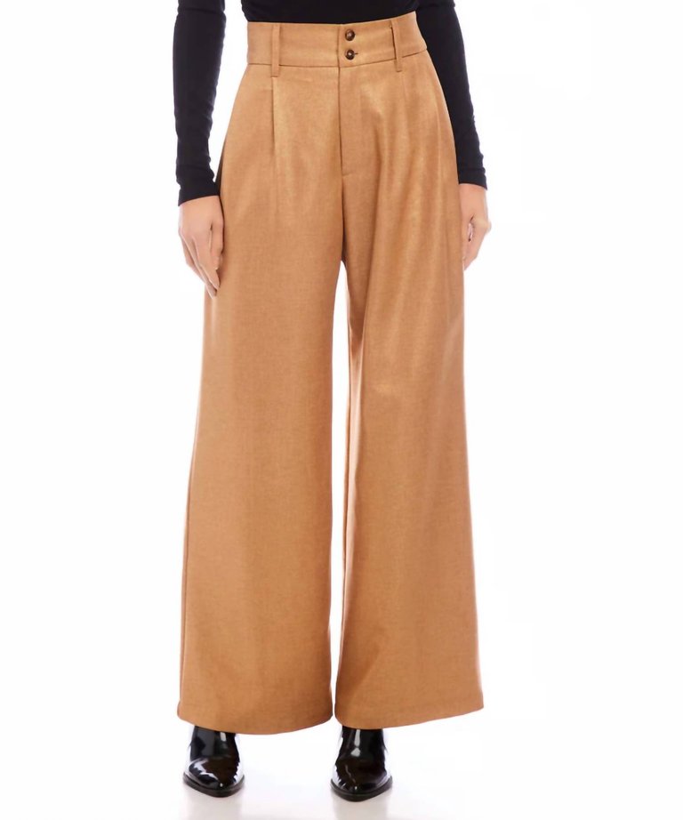 Sadie Trousers In Camel - Camel