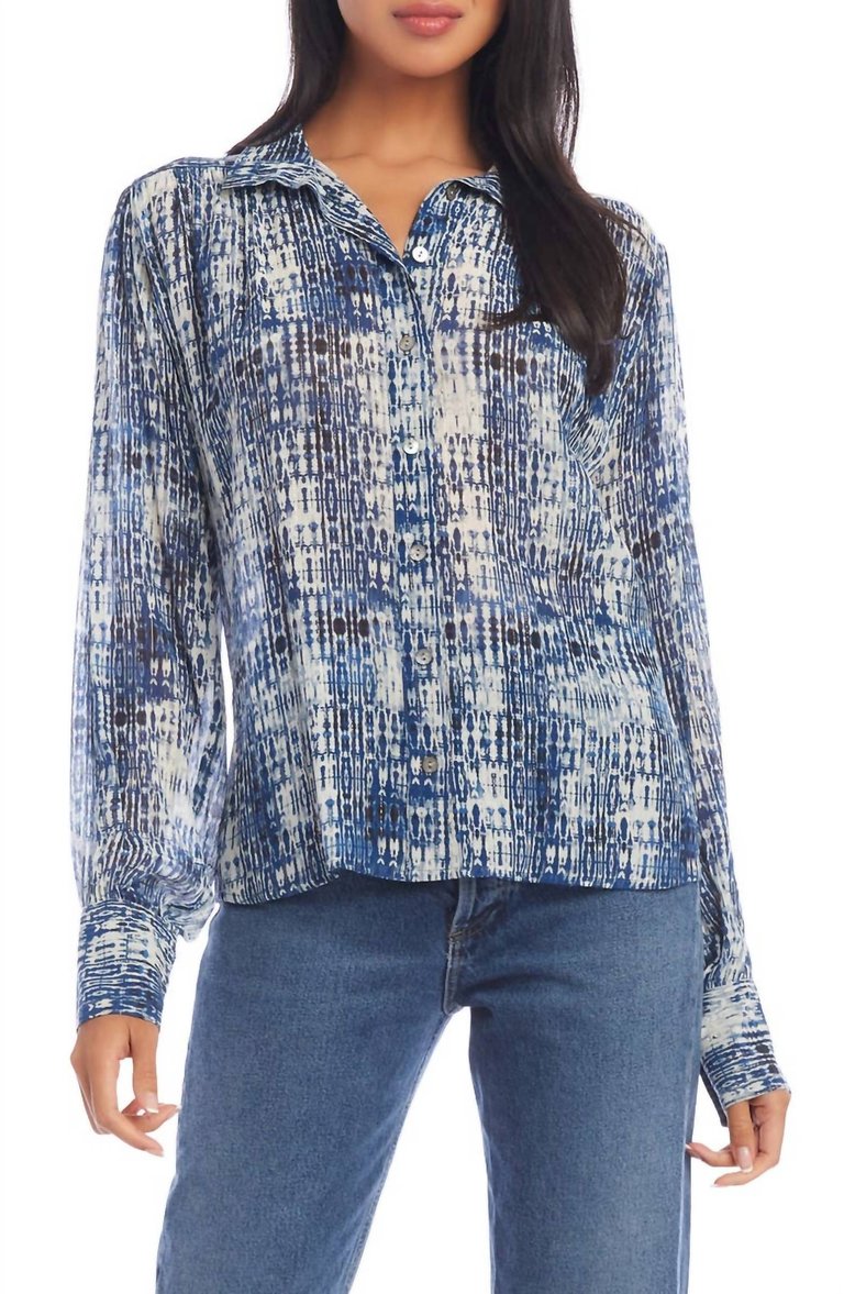 Sarai Blouse In Multi - Multi