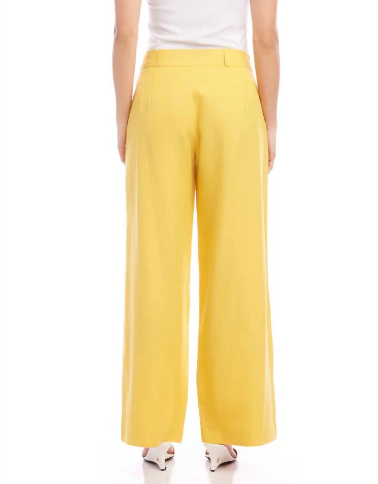 Selby Midrise Trouser In Yellow