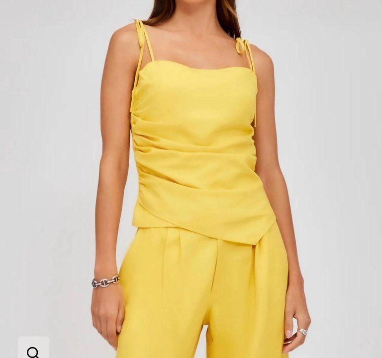 Stilla Cami In Yellow - Yellow