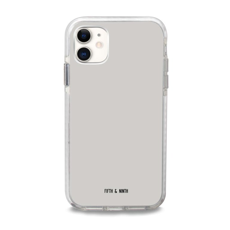 Bone iPhone Case - Light Grey