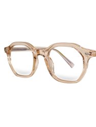 Cameron Blue Light Glasses - Transparent Tan