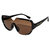 Jolie Polarized Sunglasses - Brown/Black