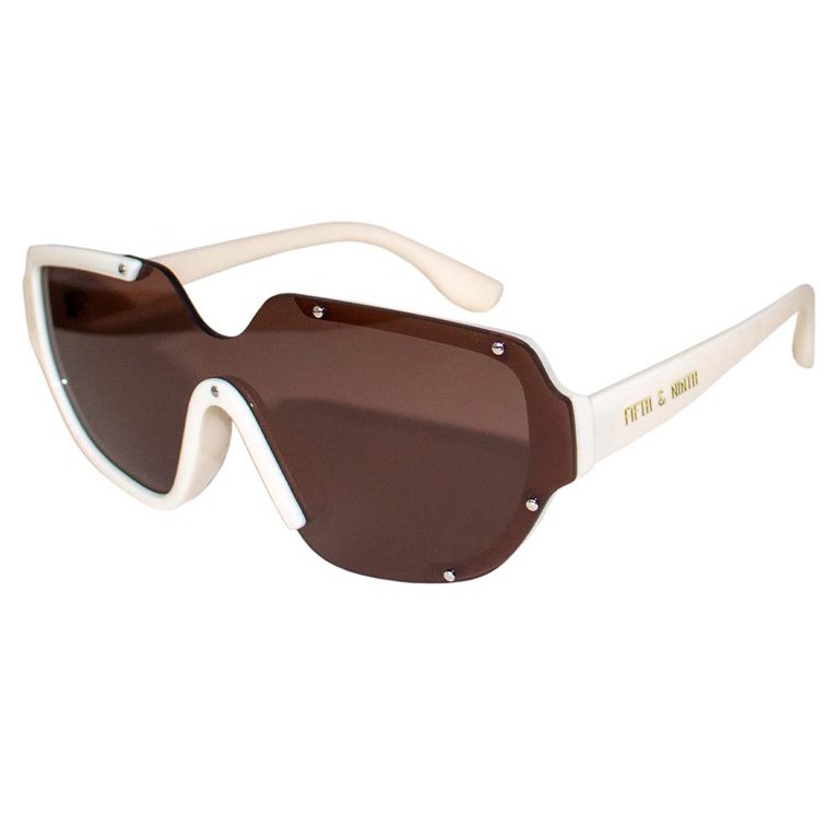 Jolie Polarized Sunglasses - Brown/Cream