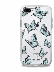 Mariposa iPhone Case - Blue Butterfly Print