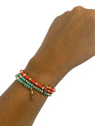 Mia Wrap Bracelet - Red