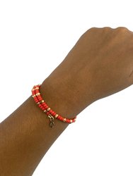 Mia Wrap Bracelet - Red