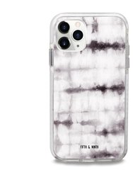 Noir iPhone Case - Gray Tie Dye