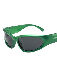 Racer Sunglasses - Green/Black