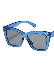 Willow Polarized Sunglasses - Transparent Blue