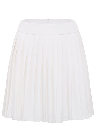 Fifth & Welshire Alexis Silk Pleated Mini Skirt product