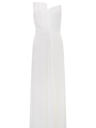 Fifth & Welshire Destiny Pleated Bridal Jumpsuit product