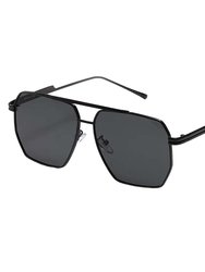 Goldie Polarized Sunglasses - Black/Black