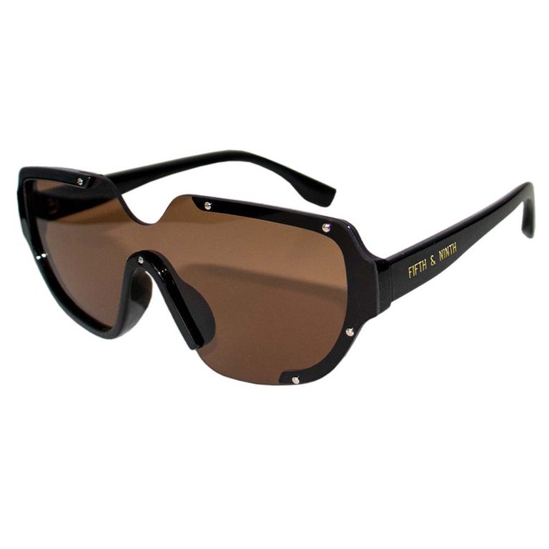 Jolie Polarized Sunglasses - Brown/Black