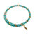 Mia Wrap Bracelet - Teal - Gold