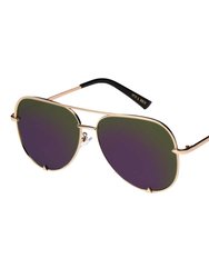 Walker Polarized Sunglasses - Opal Mirrored/Gold