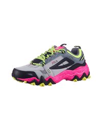 Women's Oakmont Trail Running Shoes - Ggry/Blk/Pglo