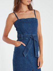 Miami Denim Midi Dress