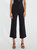 West Coast Rib Knit Culotte  - Black