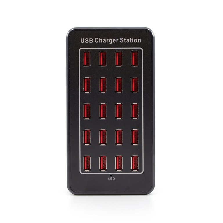 20-Port 100W USB Charging Station
