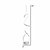 Amsterdam LED Silver 63" Floor Lamp, Dimmable