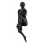 Antoinette Doll Sculpture - Matte Black