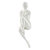 Antoinette Doll Sculpture - Matte White