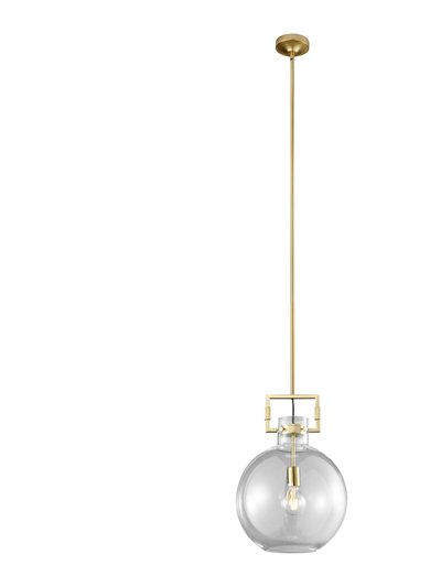 Finesse Decor Atlas Crystal & Gold LED 1 Light Pendant product