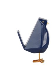 Bird Sculpture - Navy Blue