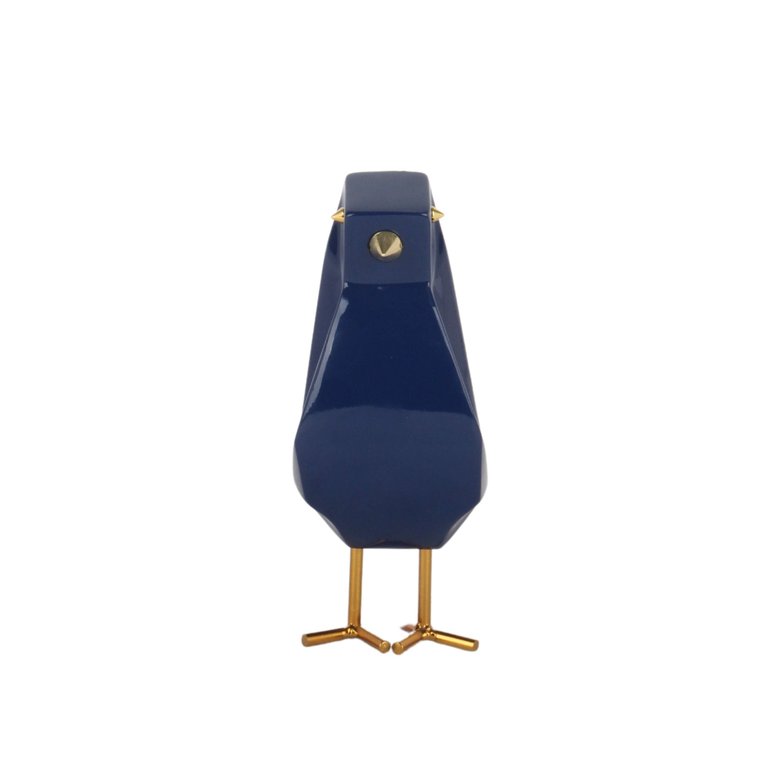 Bird Sculpture - Navy Blue