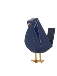 Bird Sculpture - Navy Blue - Navy Blue