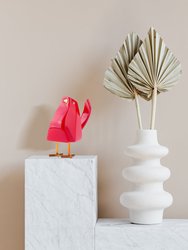 Bird Sculpture - Red