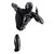 Black Wall Runner 13" Man Sculpture