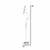 Budapest LED Silver 63" Tall Floor Lamp With Dimmable