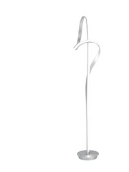 Budapest LED Silver 63" Tall Floor Lamp With Dimmable