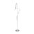 Budapest LED Silver 63" Tall Floor Lamp With Dimmable