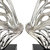 Butterfly Wings Chrome Sculpture