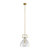 Cronus Crystal & Gold LED 1 Light Pendant