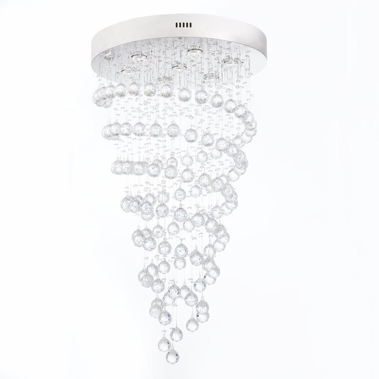 Crystal Chandelier Double Helix - Clear