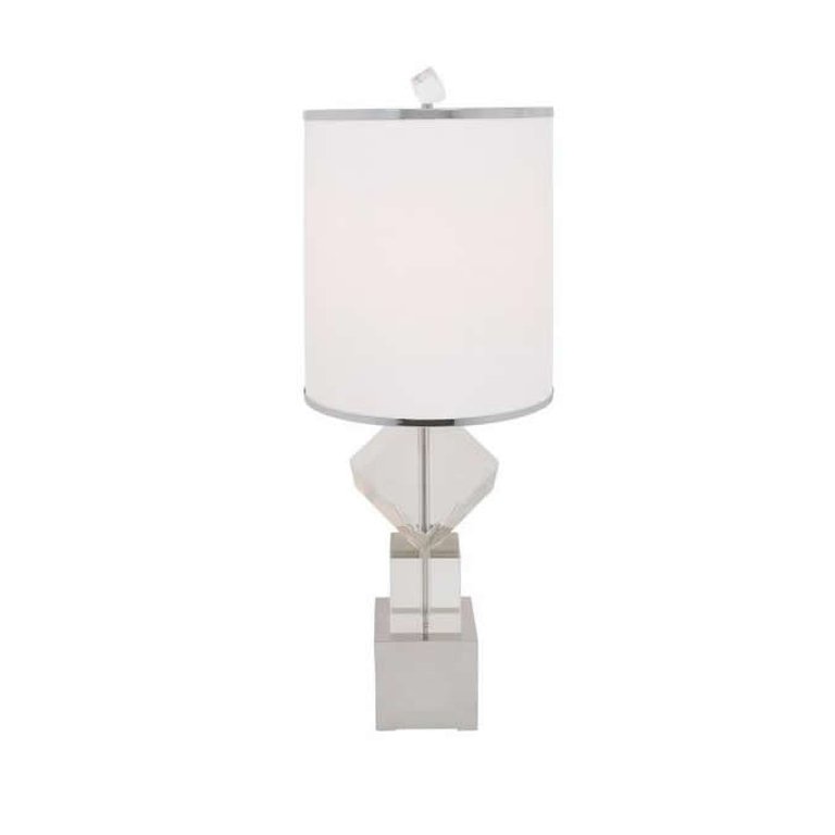 Crystal Cubes USB Table Lamp - Silver