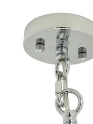 Crystal Cylinders Chandelier, Dimmable 16 Lights