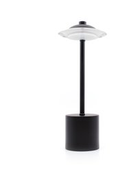 Glow Spaceship Rechargeable Table Lamp - Black