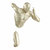 Gold Wall Runner 13" Man Sculpture - Gold