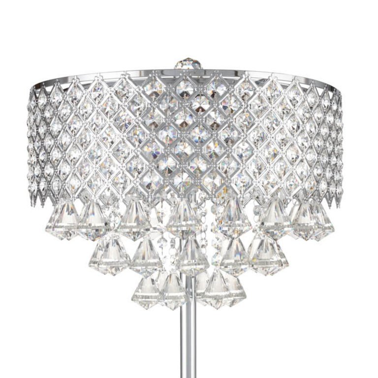 Grand Chrome Table Lamp - 6 Light