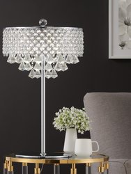 Grand Chrome Table Lamp - 6 Light